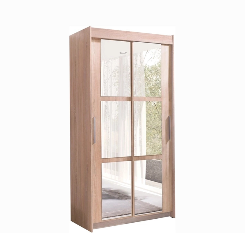 Modernistyczna szafa przesuwna z lustrami 100 cm KIER