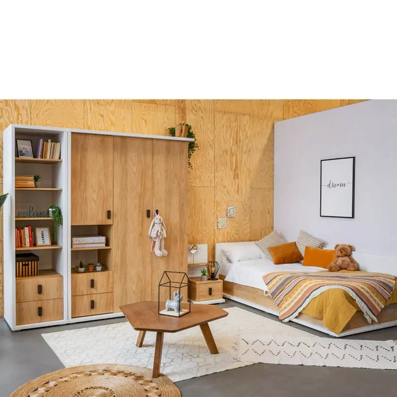 Zestaw mebli dziecięcych łóżko szafa biurko SIMI