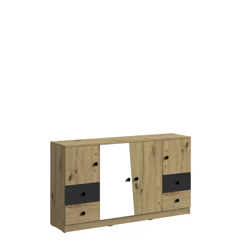 Duża komoda 160 cm z szufladami półki MONACO