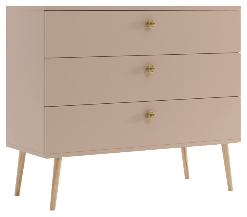 Nowoczesna komoda z szufladami 100 cm BONE macchiato