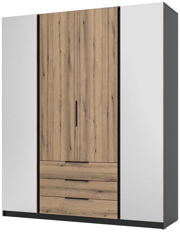 Czterodrzwiowa nowoczesna szafa do sypialni 200 cm KARAT