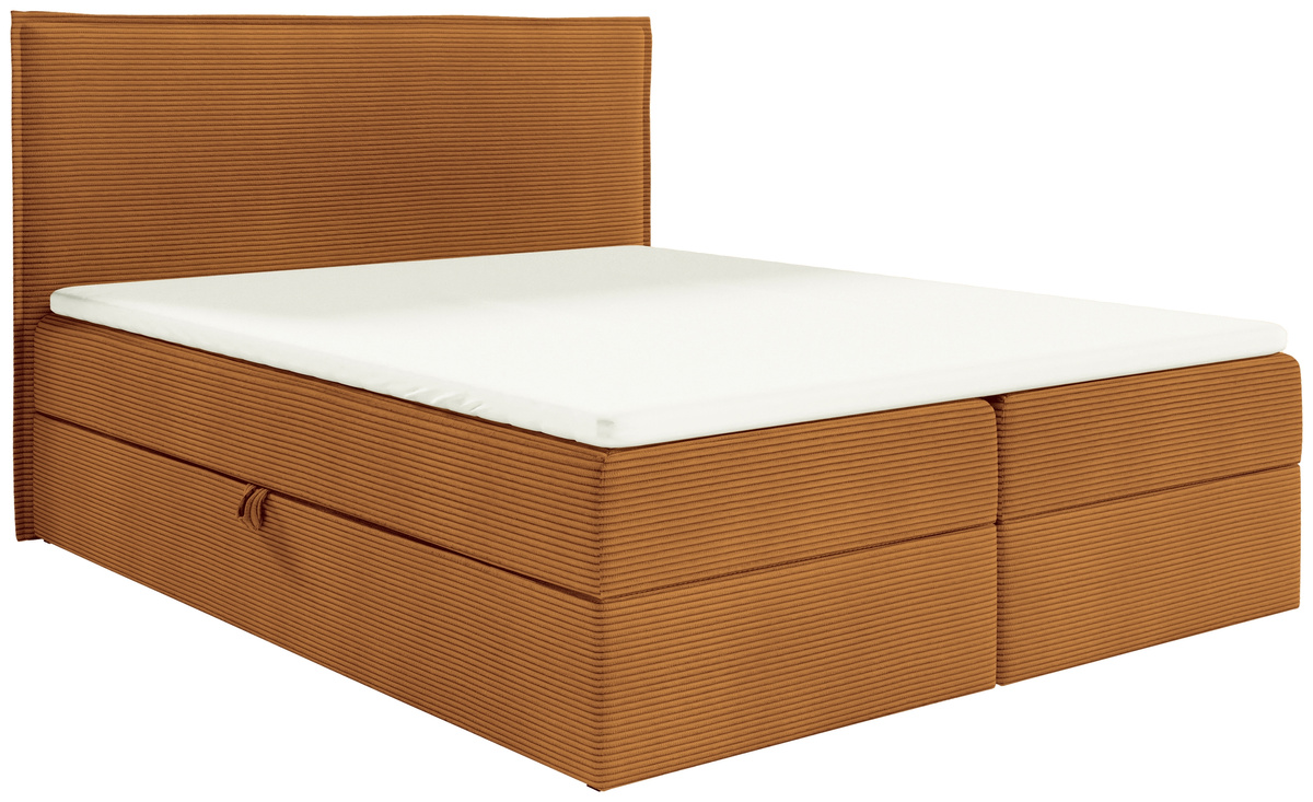 Dwuosobowe rozkładane łózko do sypialni kontynentalne 160x200 cm MALIBU