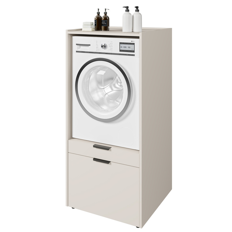 Szafka nad pralkę 68 cm z szufladą ANDIAMO kaszmir