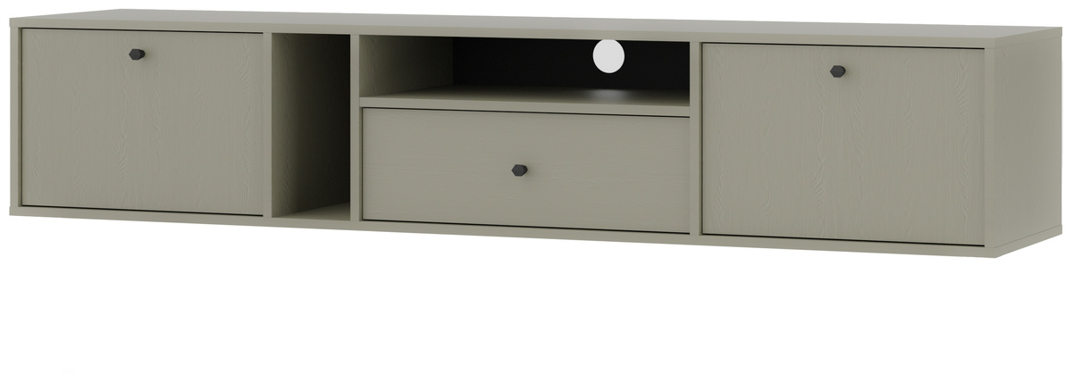 Wisząca szafka RTV z szufladą pod telewizor 180 cm TOKEN