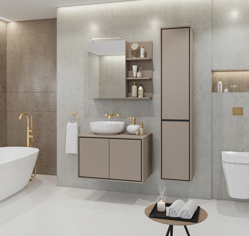 Zestaw mebli łazienkowych IRVINE congo
