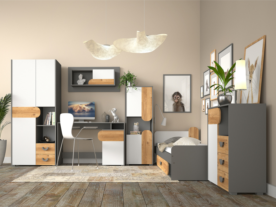 Nowoczesne meble do pokoju młodzieżowego COOLIFY