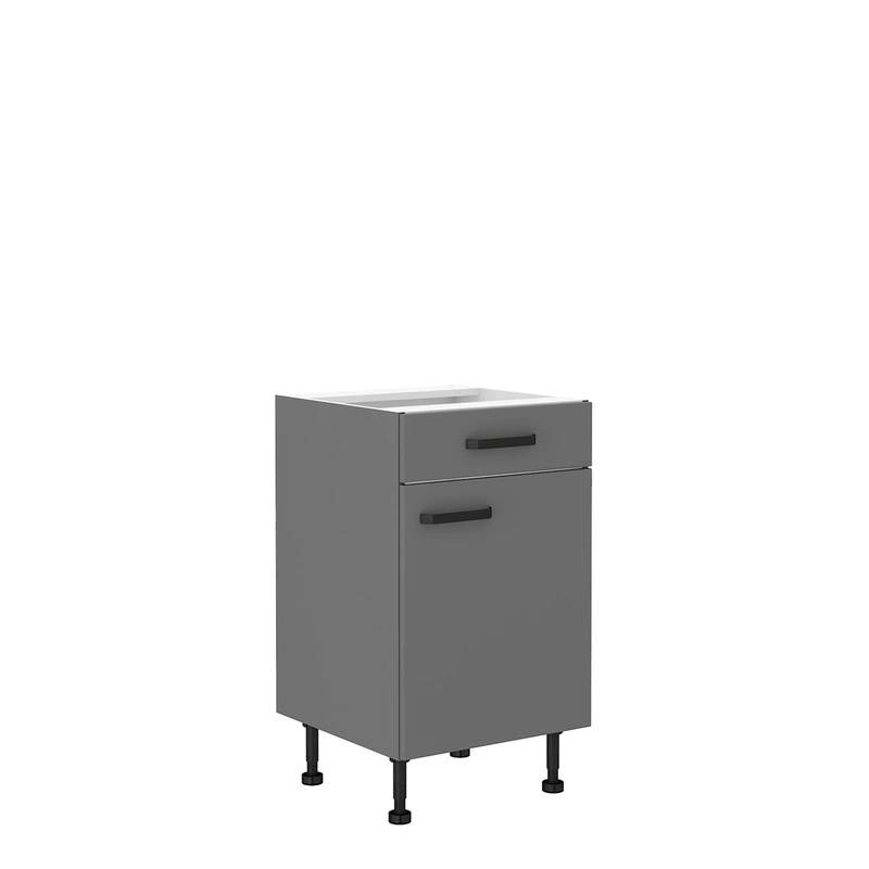 Stojąca szafka kuchenna z szufladą 50 cm NEPO antracyt