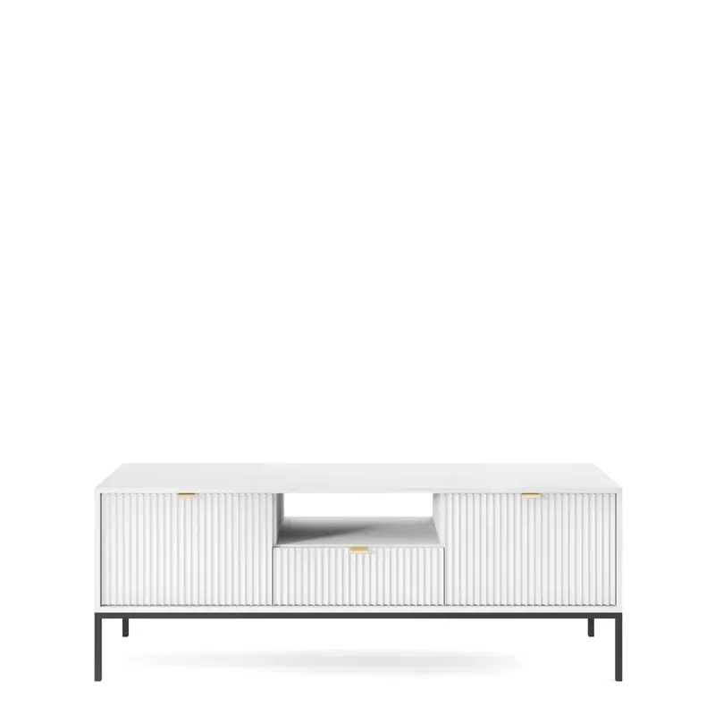 Biała szafka RTV pod telewizor AVANTI