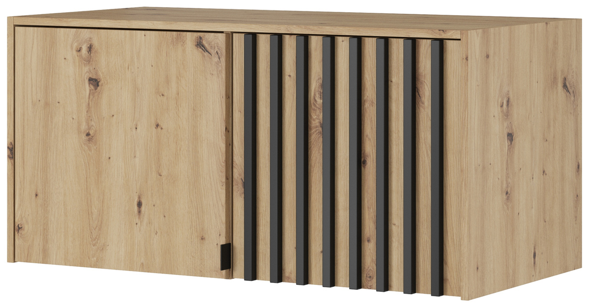 Nadstawka na szafę z lamelami dąb artisan KELLY