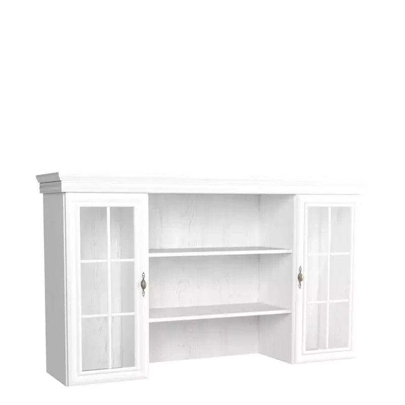 Biała nadstawka komody 168 cm KOLONIA