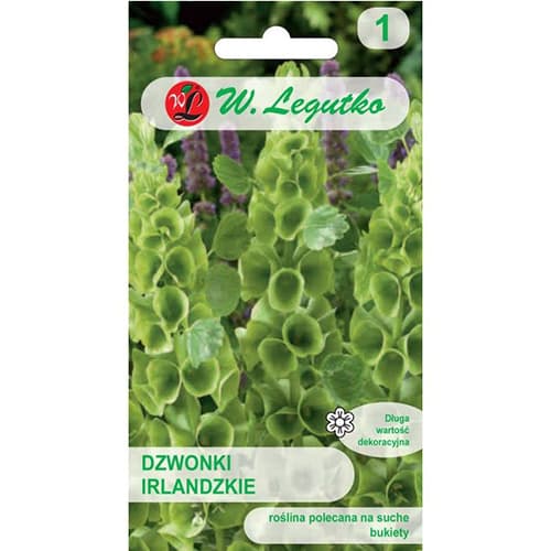 1 szt, Dzwonki irlandzkie - Nasiona: Ilość w opakowaniu: 0.5 g