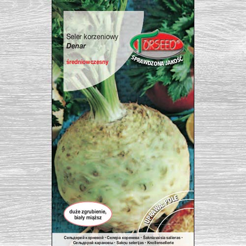 1 szt, Seler korzeniowy Denar - Nasiona: Ilość w opakowaniu: 0.5 g