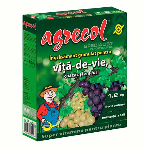 1.2 kg, Nawóz granulowany do winorośli, porzeczek i malin - : Ilość w opakowaniu: 1.2 kg