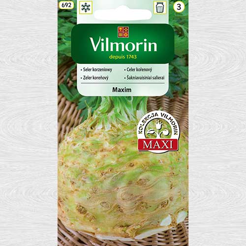 1 szt, Seler korzeniowy Maxim - Nasiona: Ilość w opakowaniu: 0.5 g