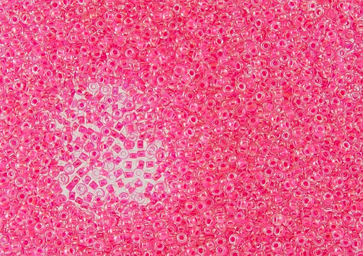 koraliki szklane TOHO TR-08 kol. 804/ neonowy róż 3mm10g .