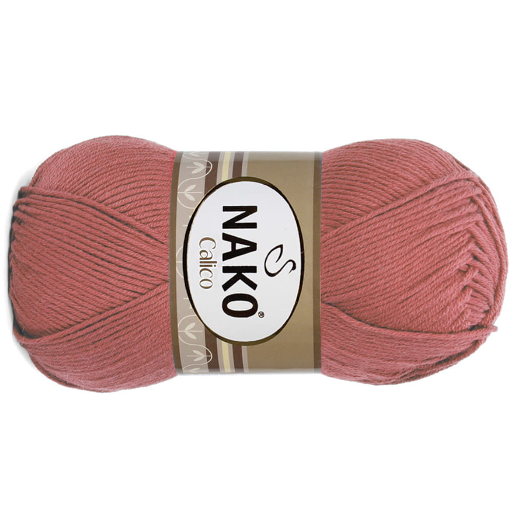 WŁÓCZKA NAKO CALICO kol. 12396 / brudny koralowy