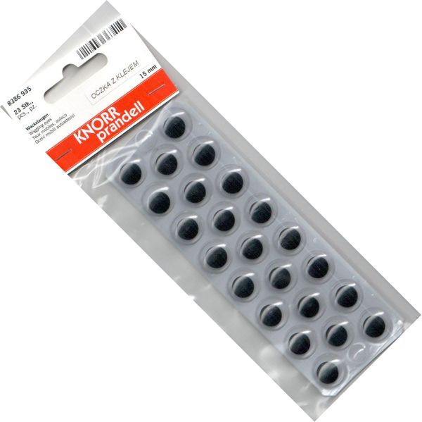 oczka dekoracyjne z klejem fi 15mm KNOR 218386 935