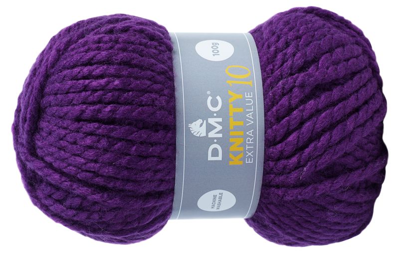WŁÓCZKA DMC KNITTY 10 kol. 840 / ciemny fiolet