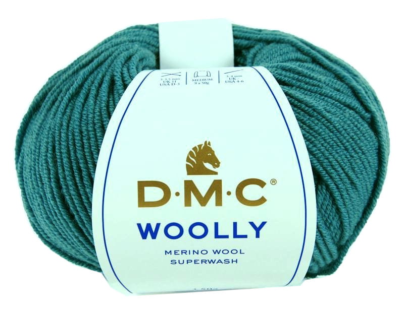 Włóczka DMC Woolly 100% wełna merino kol. 72 jasny morski