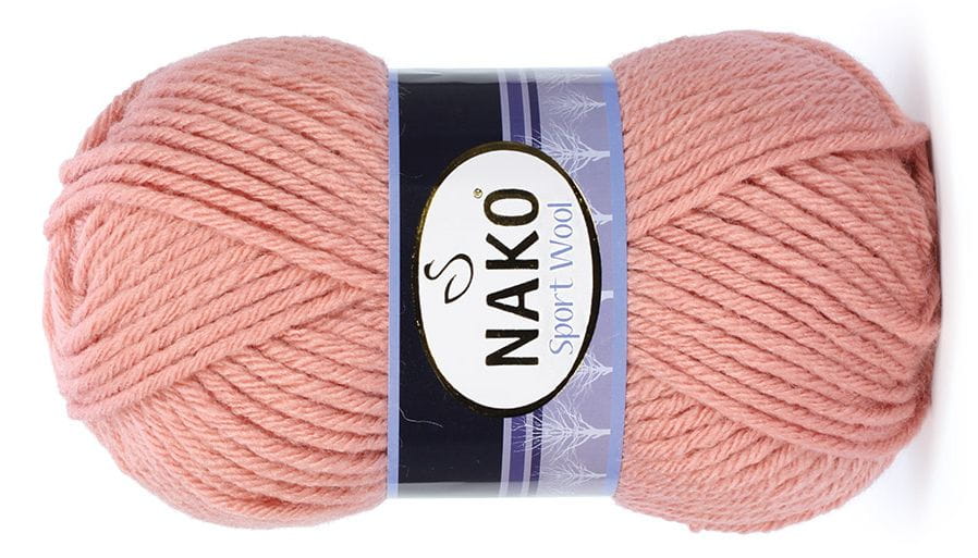 włóczka SPORT WOOL kolor: 2807 / różówy