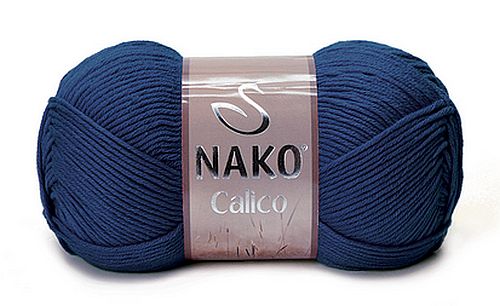 WŁÓCZKA NAKO CALICO kol. 148 / granat #