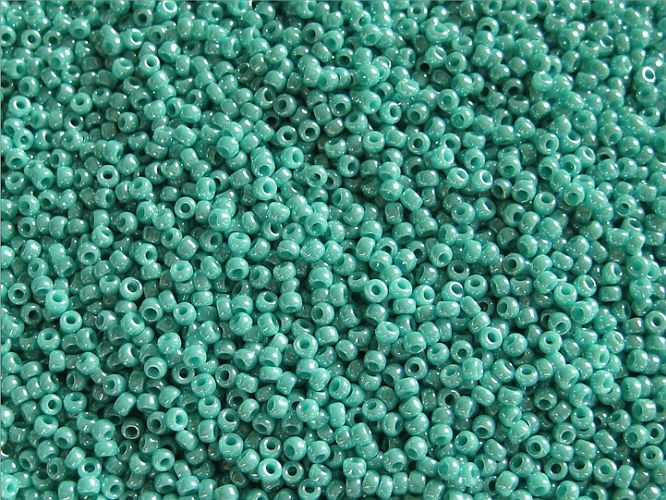 koraliki szklane TOHO TR-08 kol. 132 seledynowy niebieski 3mm 10g