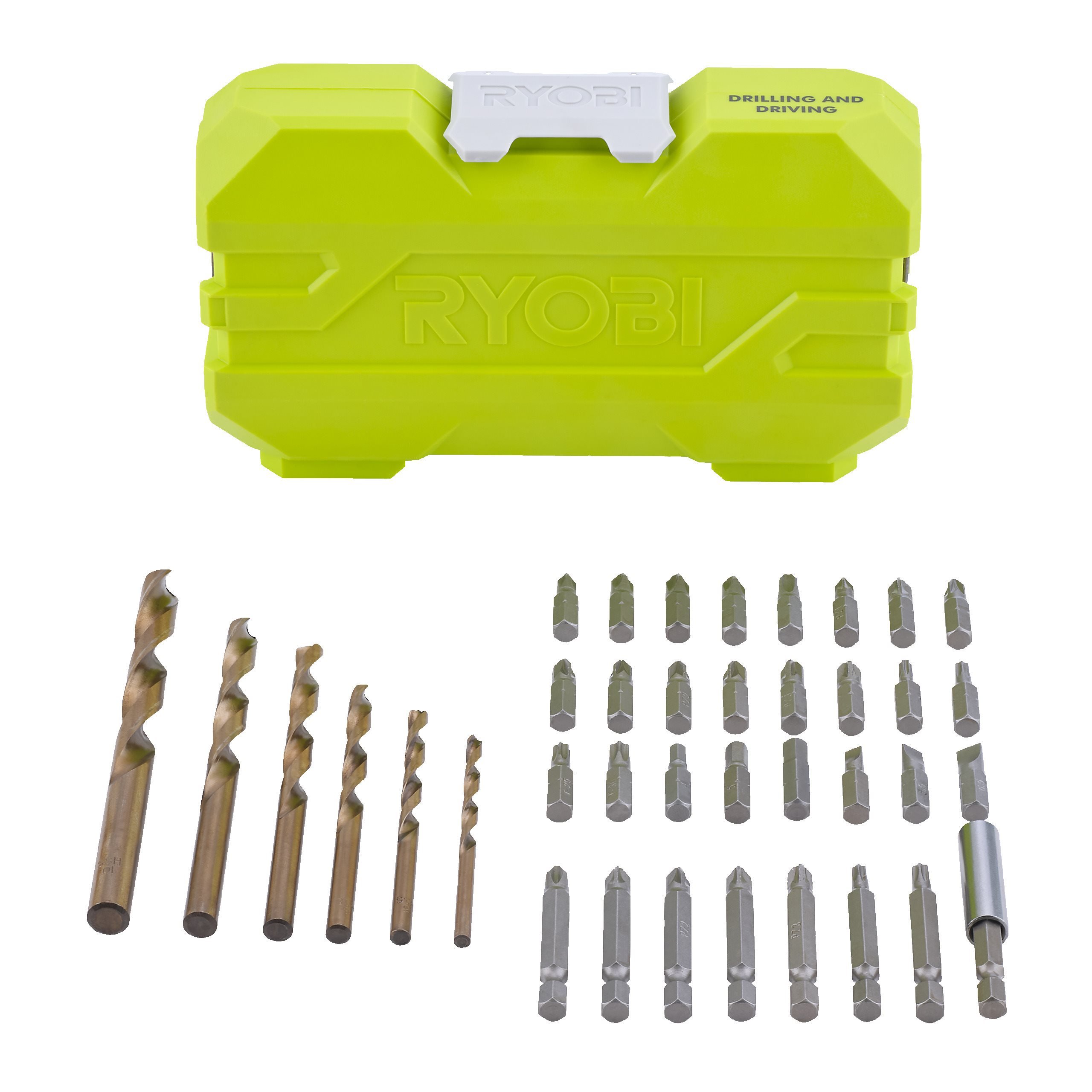 Zestaw wierteł i bitów (38 szt)