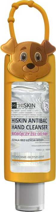 HISKIN ANTIBAC Żel antybakteryjny do rąk, etui piesek, 75 ml
