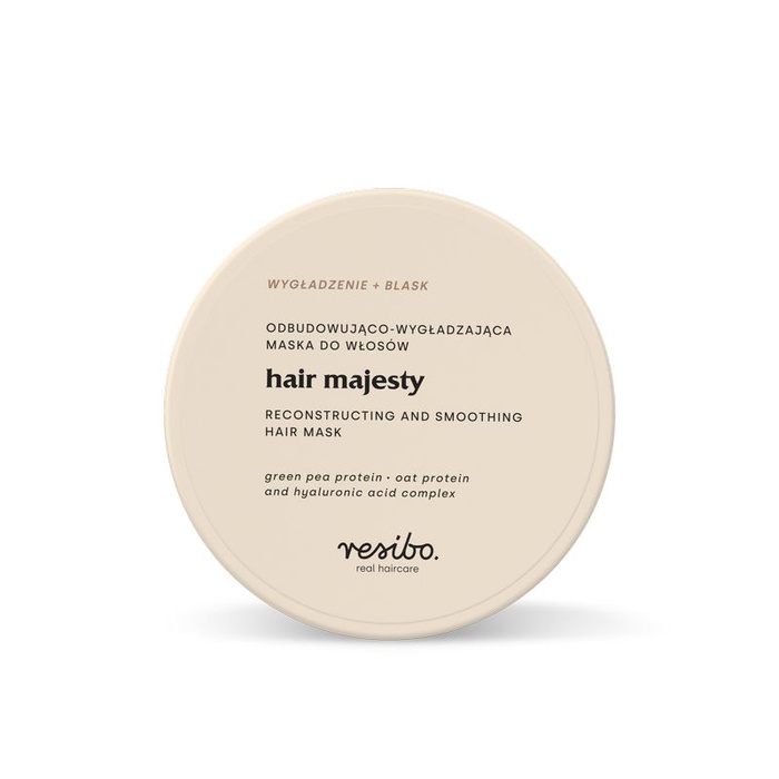 Resibo Hair Majesty odbudowująco-wygładzająca maska do włosów, 175 ml
