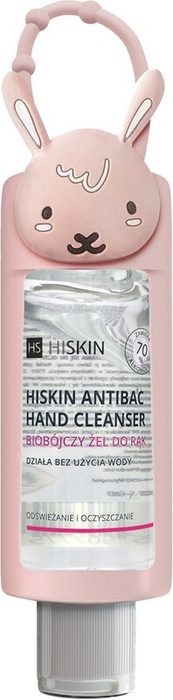 HISKIN ANTIBAC Żel antybakteryjny do rąk, etui króliczek, 75 ml