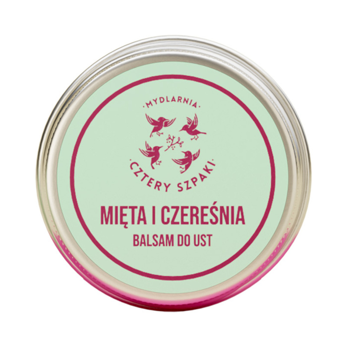 4 Szpaki Balsam do ust mięta i czereśnia, 15 ml
