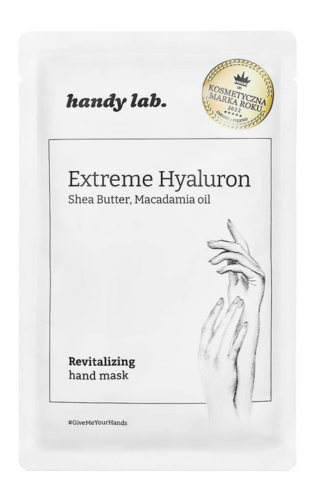 handy lab. Extreme Hyaluron maska na dłonie w rękawiczkach, 1 para