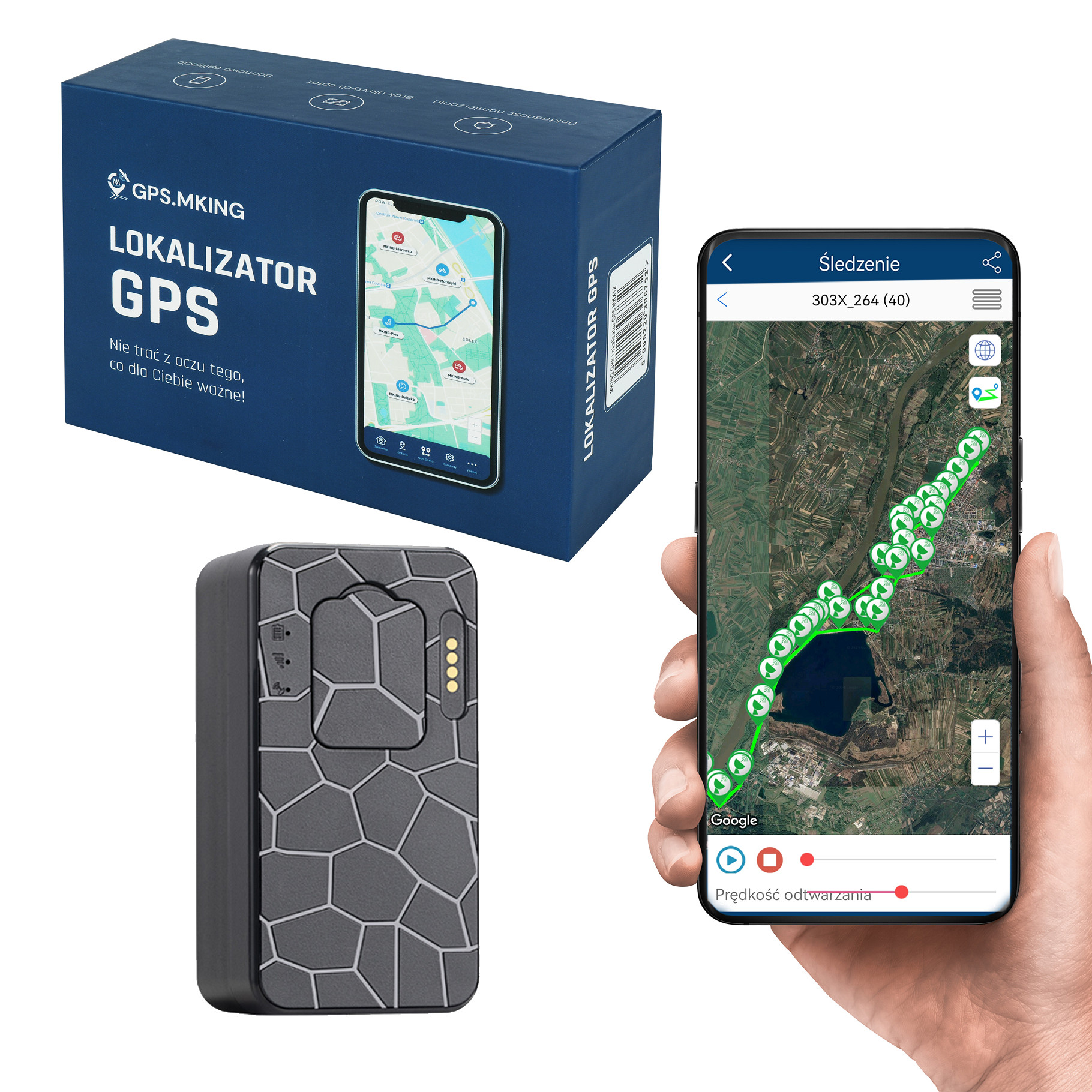 Lokalizator GPS 80 DNI MAGNES PODSŁUCH MK50M 4G