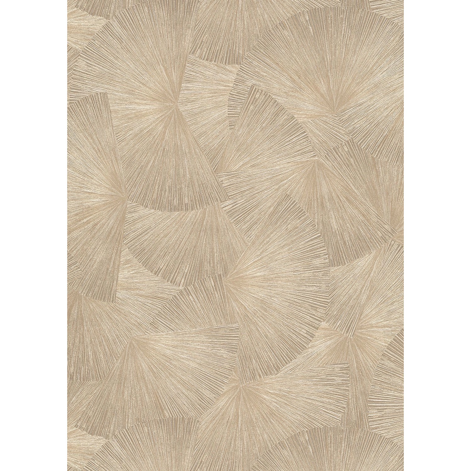 Tapeta winylowa na flizelinie WACHLARZE złote