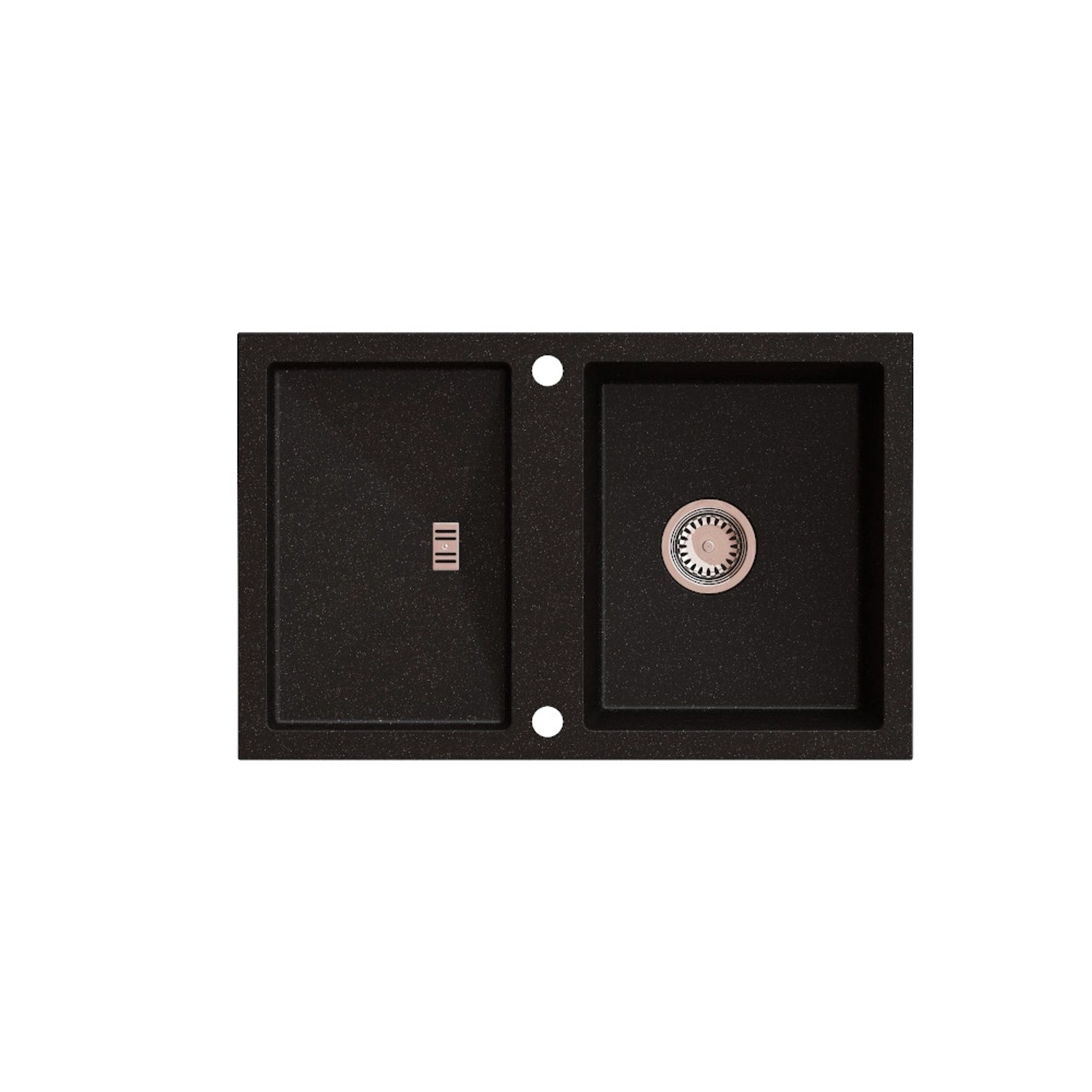 Zlewozmywak Slide 4 1-kom. czarny 79x50 cm