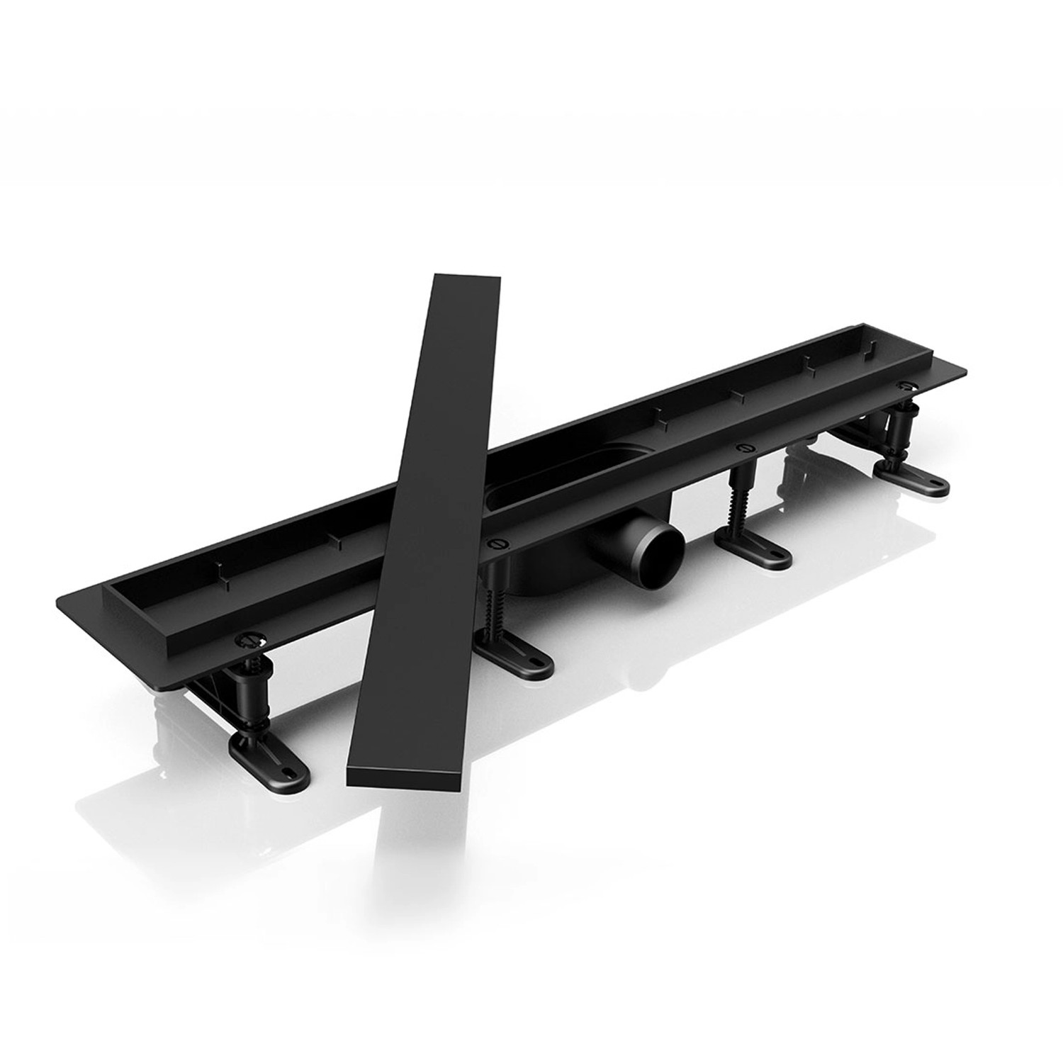 Odpływ liniow 2w1 SmartDrain czarny 70 cm