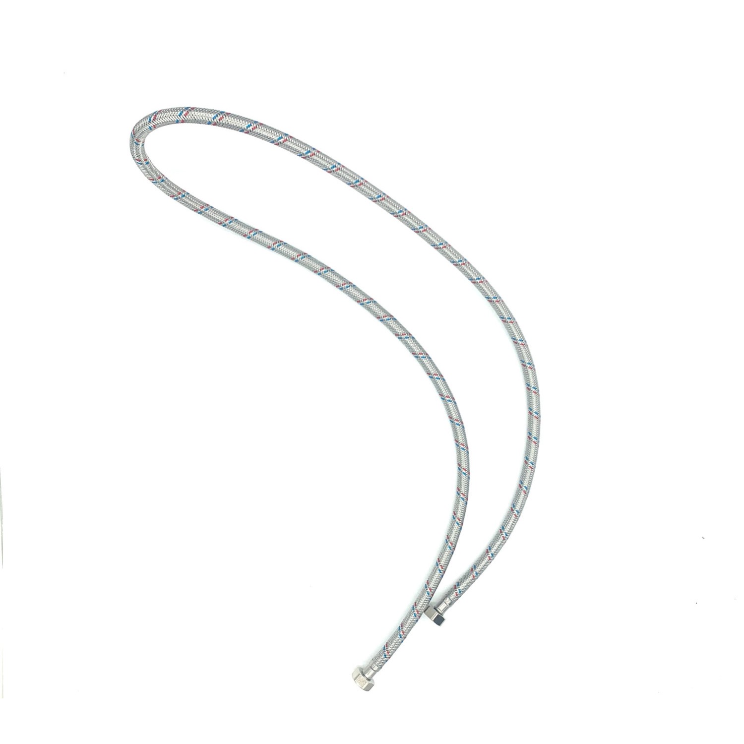 Fluvius Wężyk nierdzewny 1/2 x 1/2 L120 ww