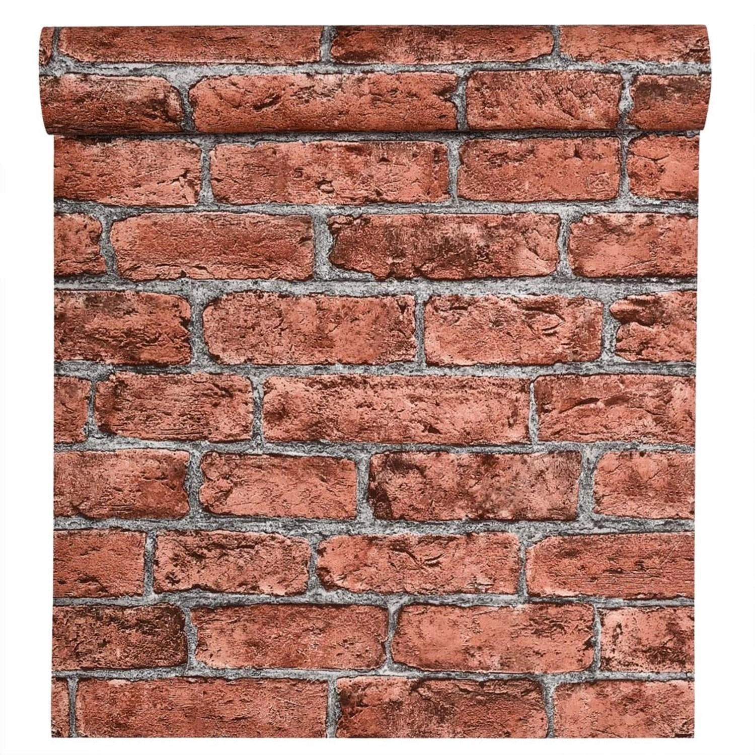 Tapeta winylowa na flizelinie CEGŁA czerwona