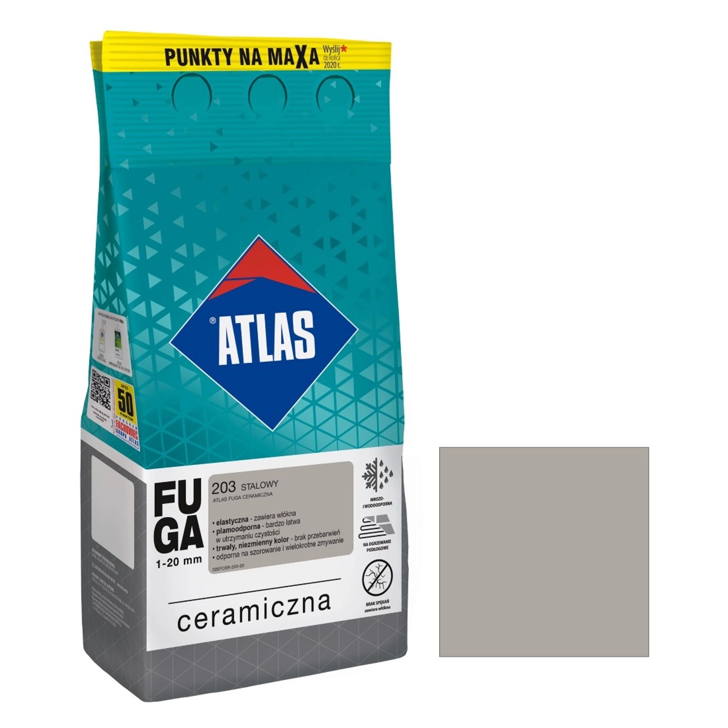 Atlas Fuga ceramiczna 203 stalowy 5 kg