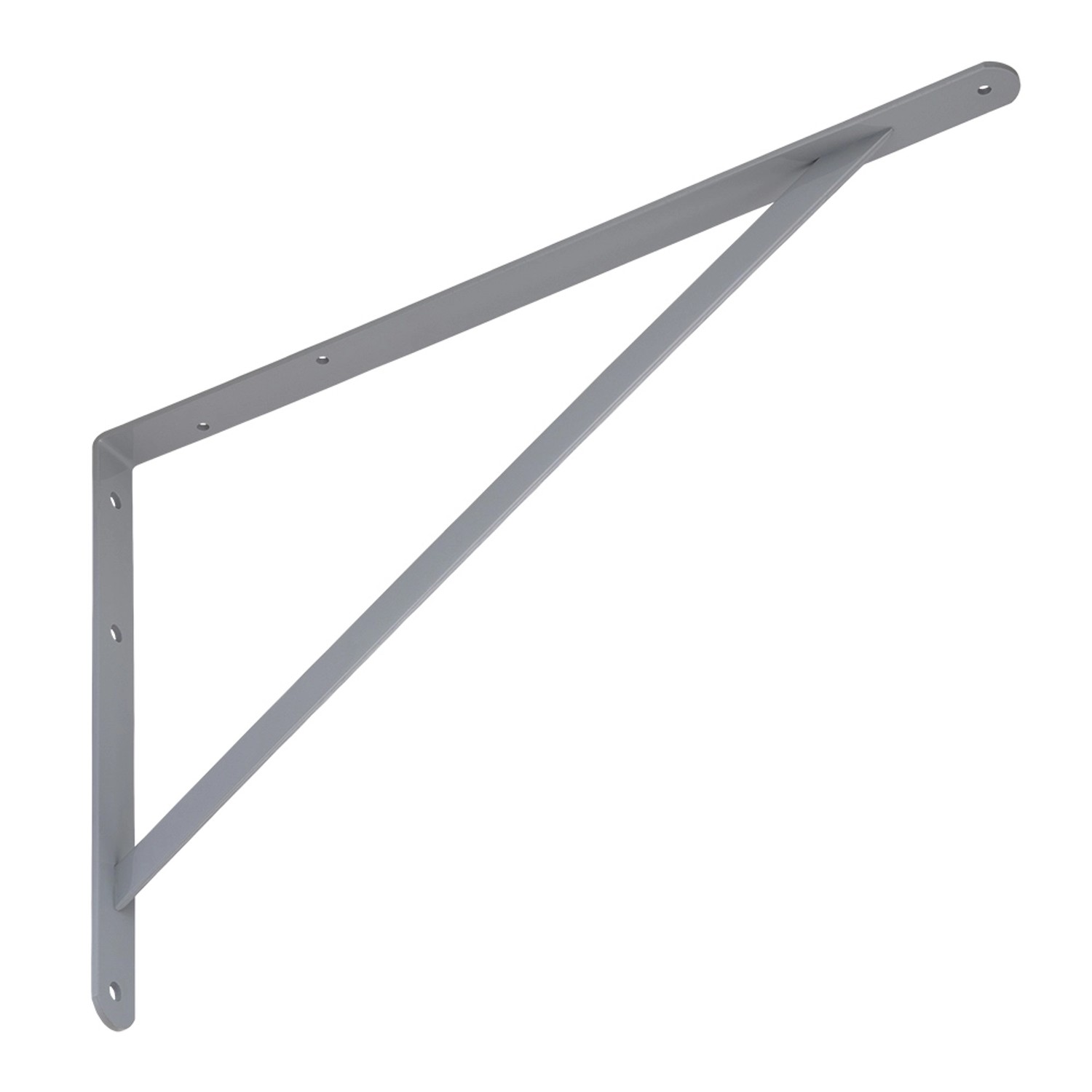 Domax Konsola stalowa wzmocniona 500 szara 330x500mm