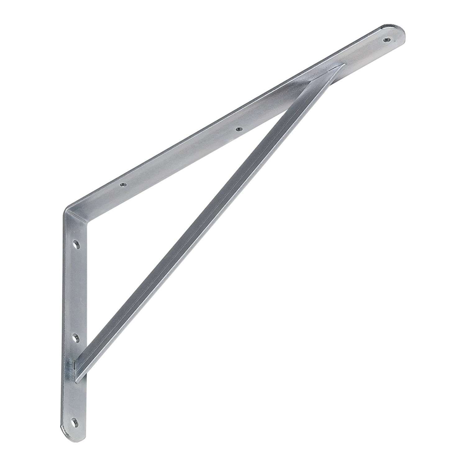 Domax Konsola stalowa wzmocniona 400 cynk jasny 250x400mm