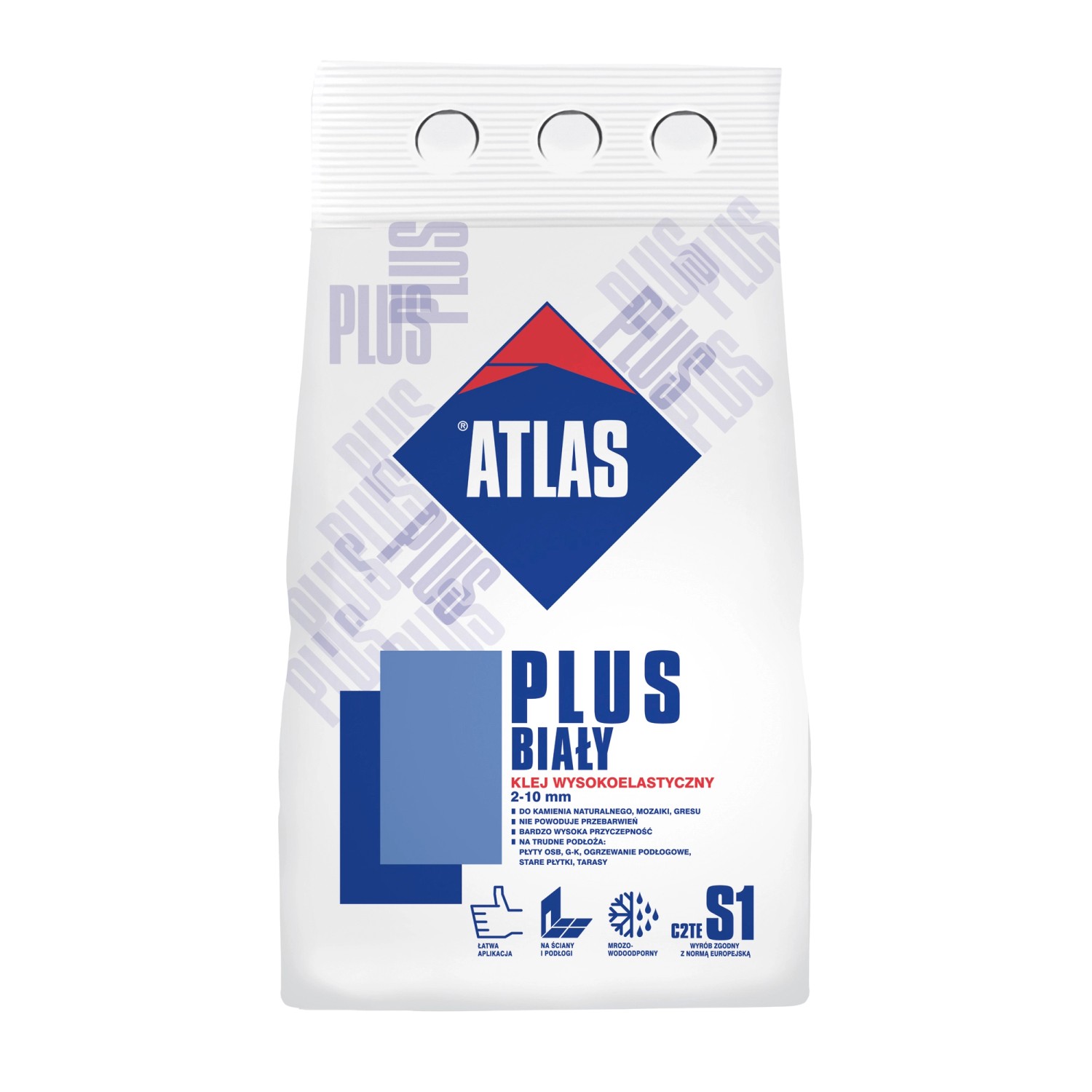 Atlas Zaprawa klejąca Plus Biały 5 kg