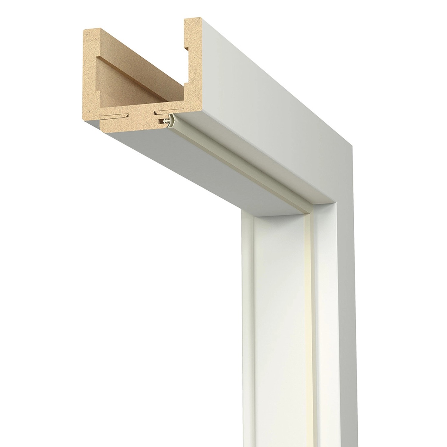 DRE Ościeżnica regulowana bezprzylgowa 120-140 mm Biel Alpejska 80P