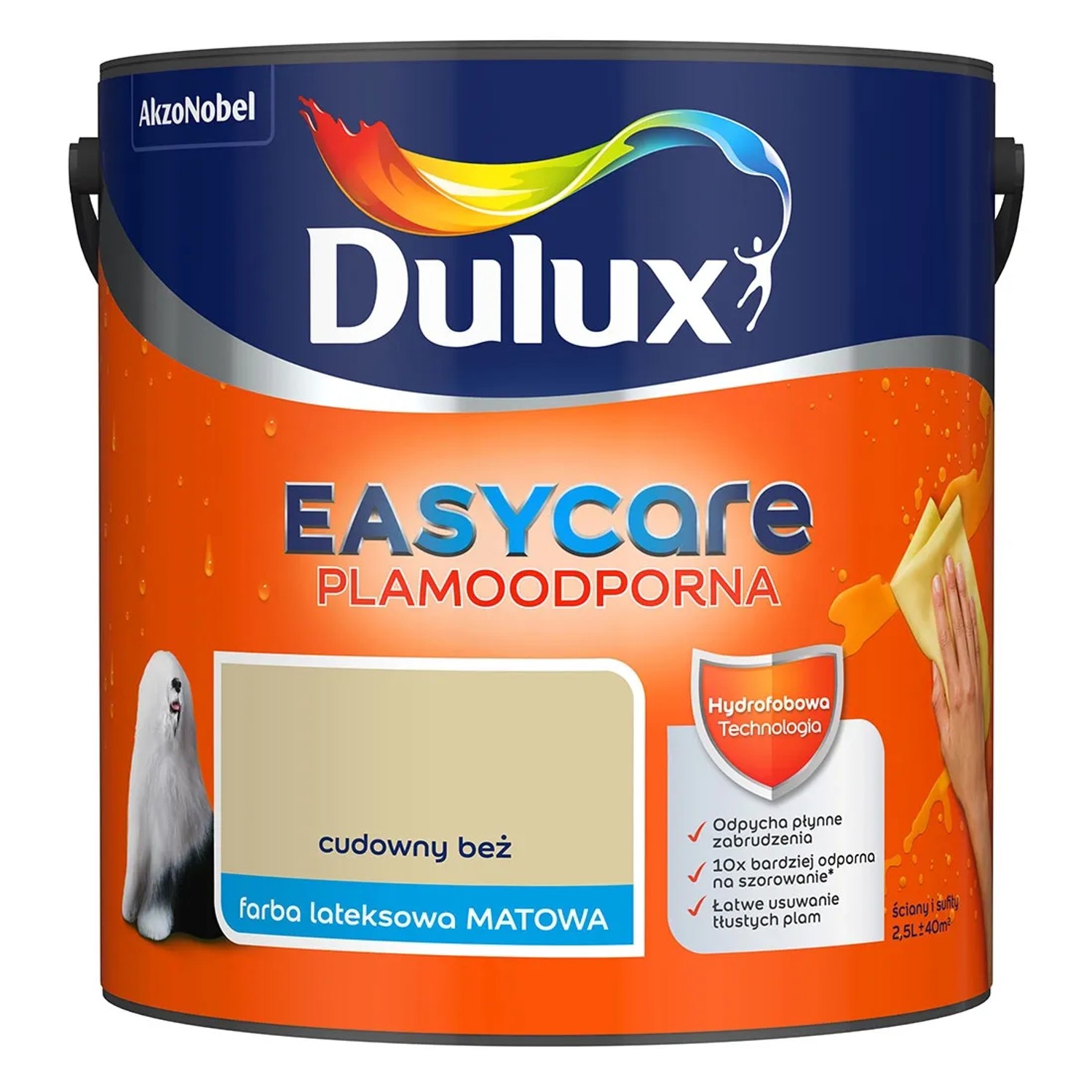 Farba Dulux EasyCare cudowny beż 2,5 L
