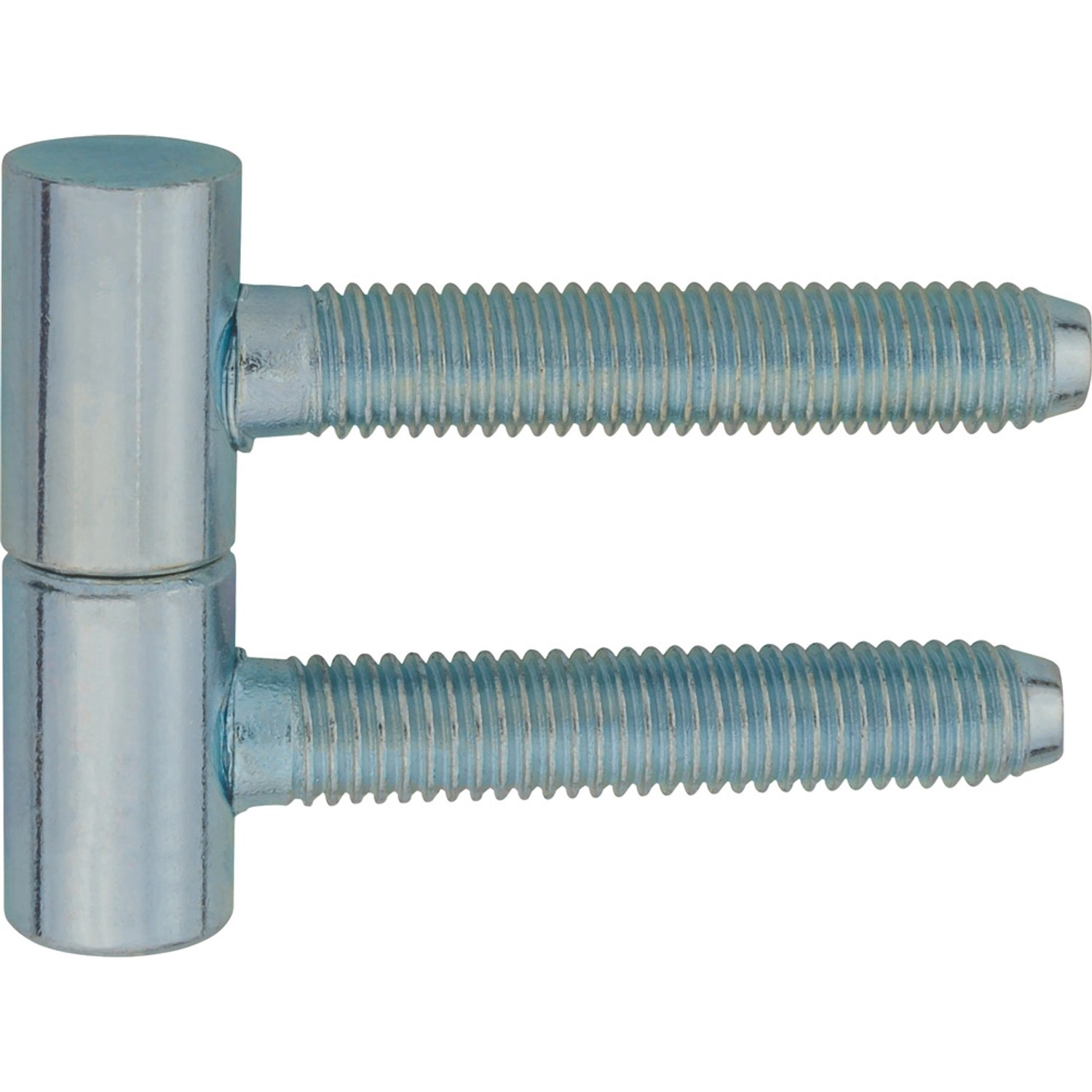 Metro Zawias drzwiowy wkręcany ocynkowany biały 12x50mm