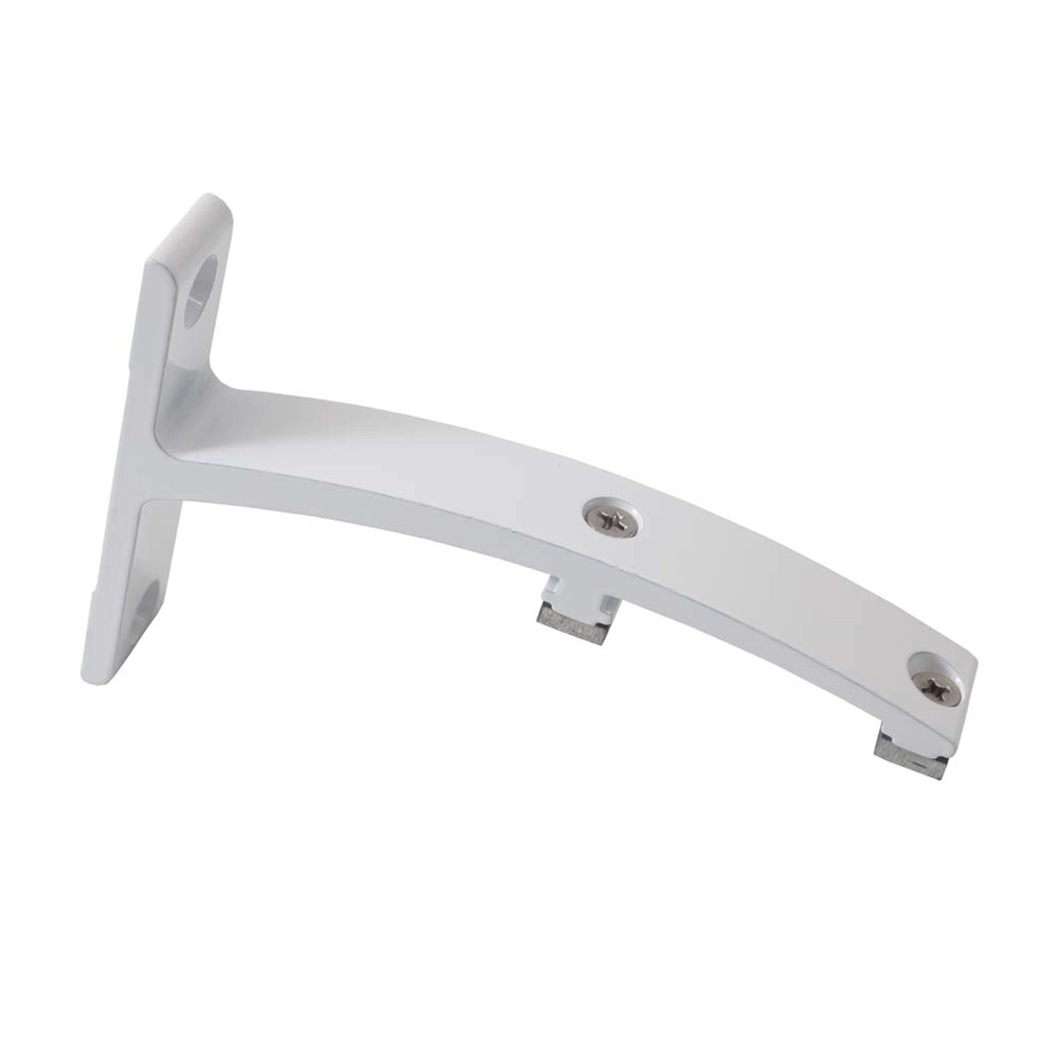 Kowalski Wspornik podwójny aluminiowy biały 12 cm