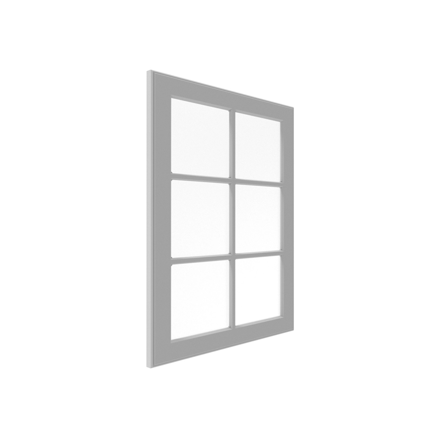 Front Modena witryna 50 x 71 cm szary mat