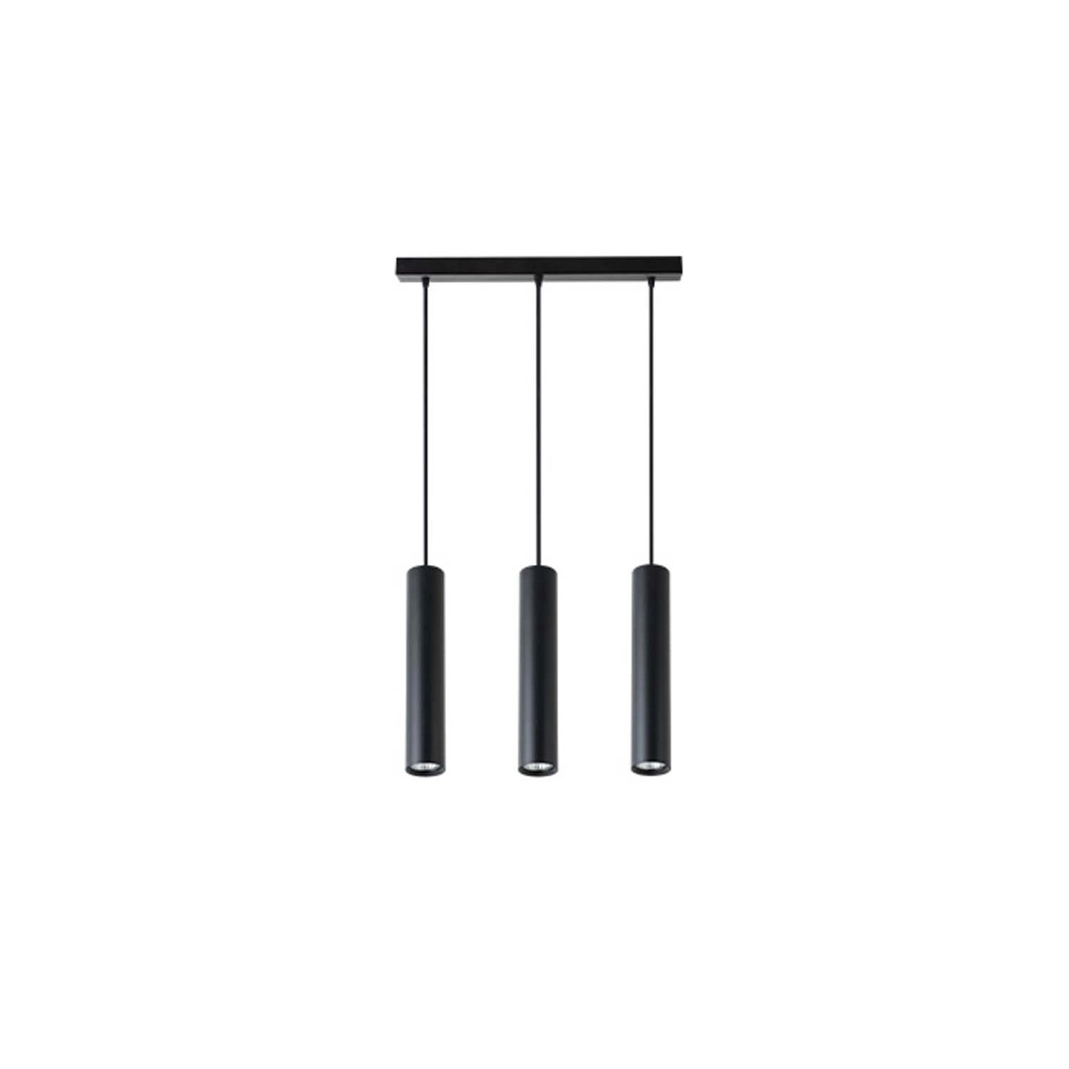 DPM Lampa wisząca 3x35W GU10 czarna