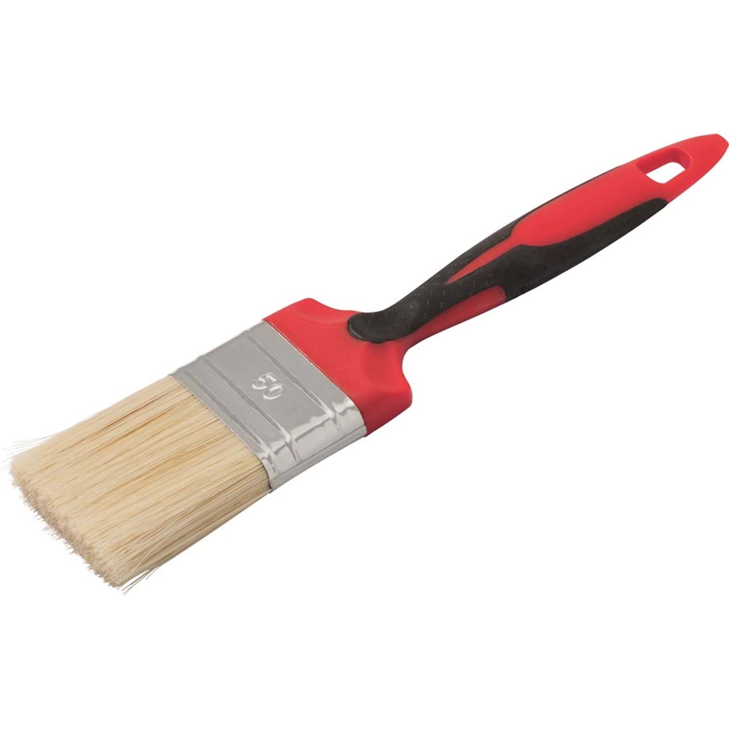 LUX-TOOLS Pędzel płaski do farb rozpuszczalnikowych 2K 50 mm