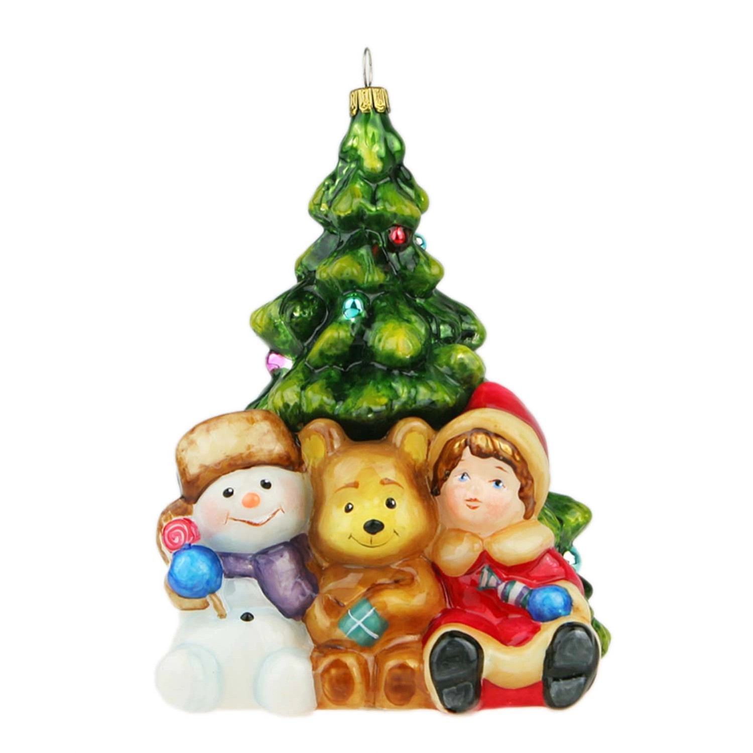 Bombka formowana Choinka - 14x10x10 cm